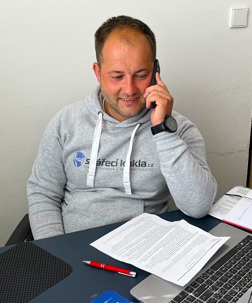 Jan Škaloud při práci
